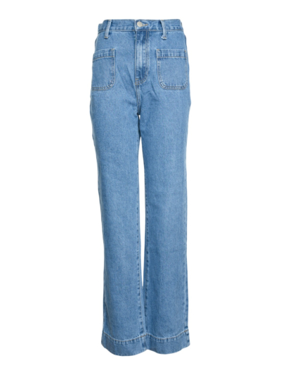 Jeans jambe large style marin